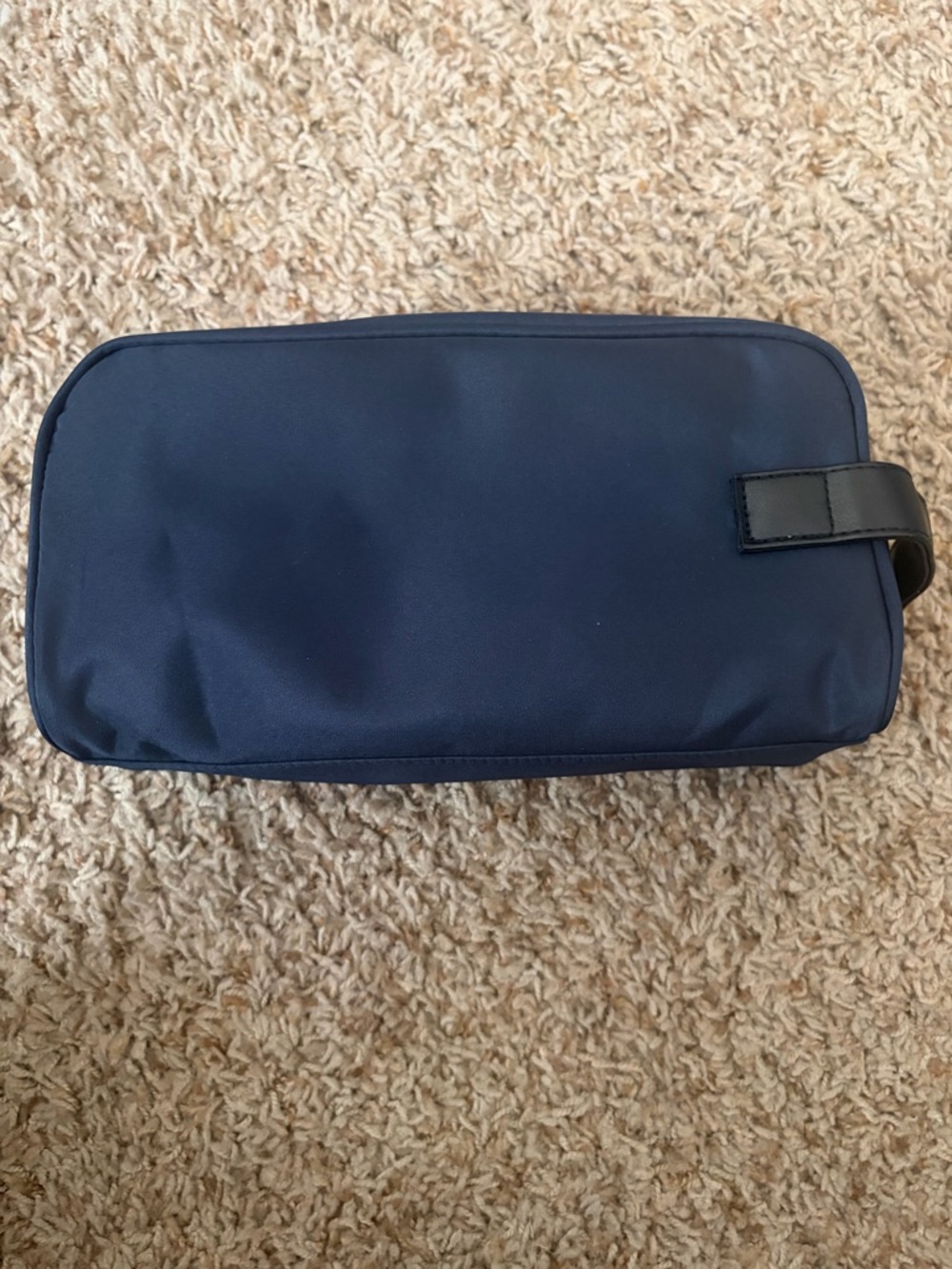 Calvin Klein Navy Men's Toiletry Bag with Black Handle